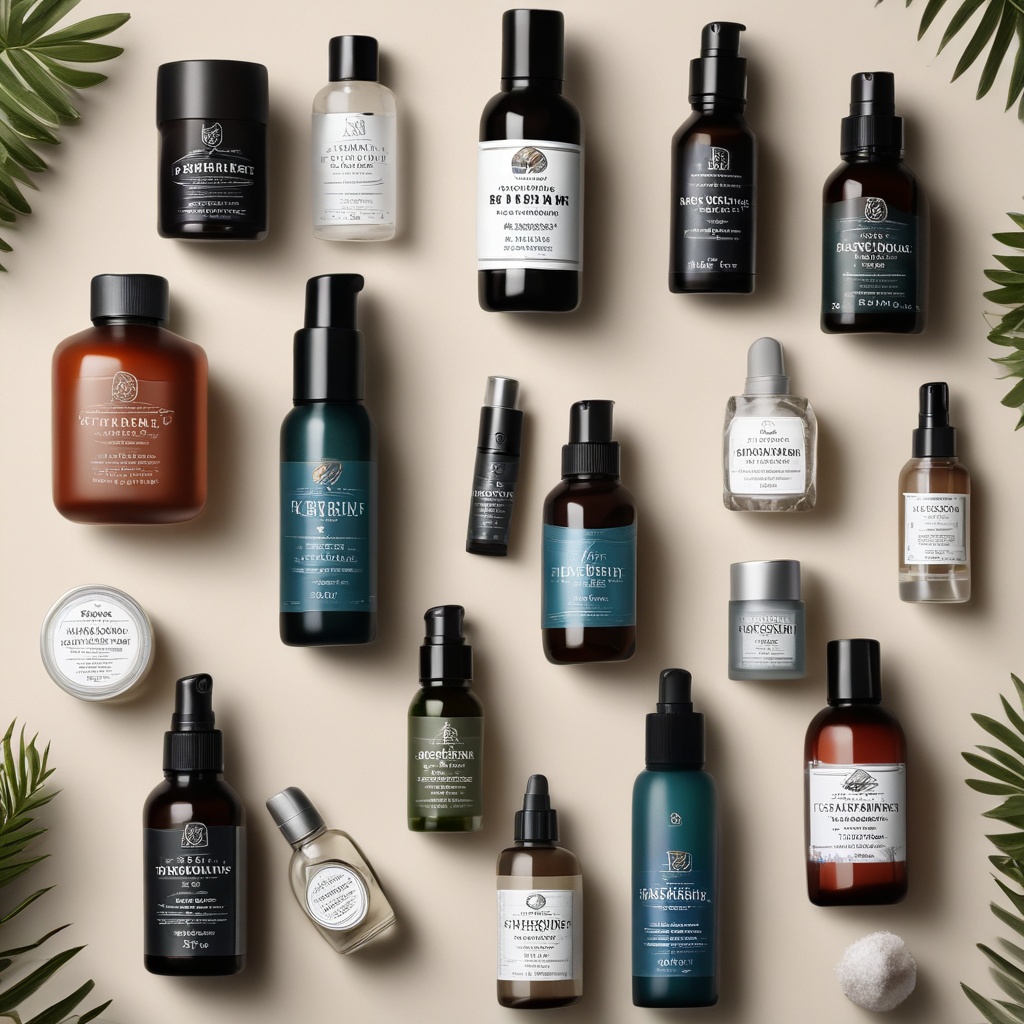 Men's skincare products